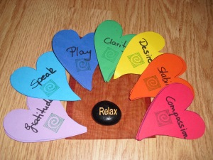 31 Daily Rainbow Heart Inspiration Cards incl. organza bag